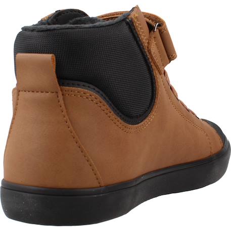 Basket garçon j gisli Bleu c4321+Brun clair c1192+Marron 9 - vertbaudet enfant 