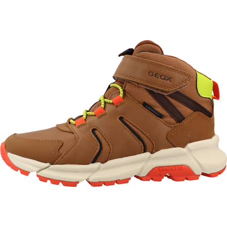 Bottines enfant garçon Bleu c4j2t+Marron c0616 8 - vertbaudet enfant 