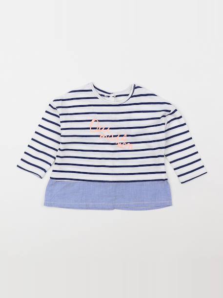 Tee-shirt - 9 mois Blanc 1 - vertbaudet enfant 