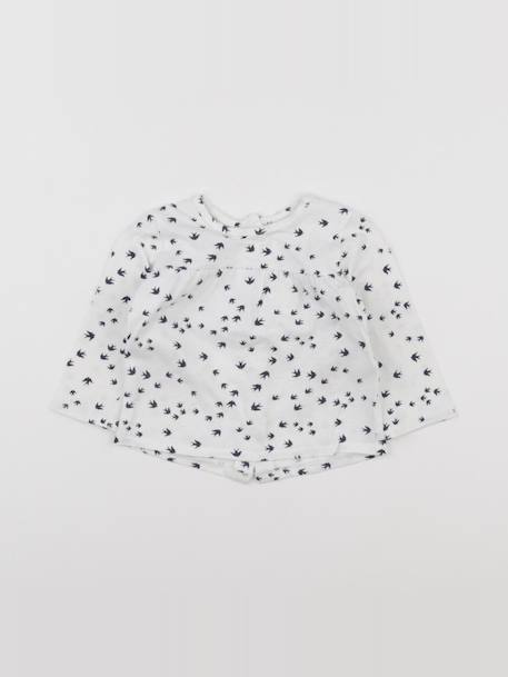 Tee-shirt - 9 mois Blanc 1 - vertbaudet enfant 