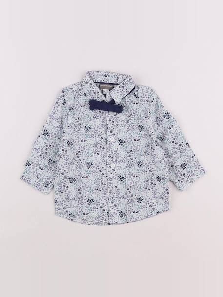 Chemise - 12 mois Blanc 1 - vertbaudet enfant 