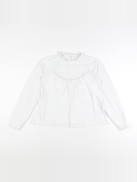 Tee-shirt - 10 ans Blanc 1 - vertbaudet enfant 