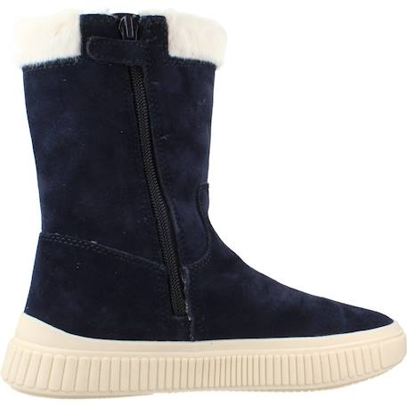 Bottes enfant fille en cuir Bleu 1 - vertbaudet enfant 