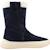Bottes enfant fille en cuir Bleu 1 - vertbaudet enfant 