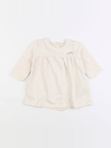 Robe - 6 mois Blanc 1 - vertbaudet enfant 
