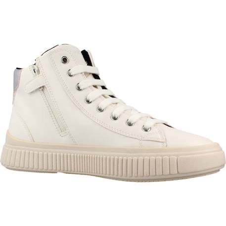 Baskets enfant fille en cuir Blanc c1m1w 5 - vertbaudet enfant 