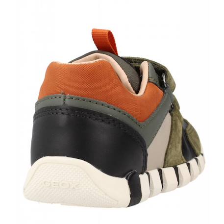 Baskets bébé garçon en cuir Vert c0450 3 - vertbaudet enfant 