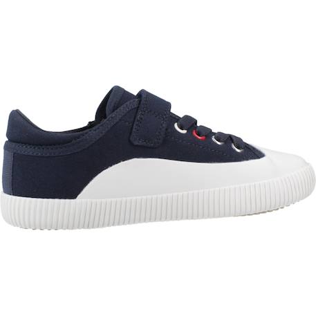 Baskets enfant garçon en textile Bleu c4211+Vert c0594 1 - vertbaudet enfant 