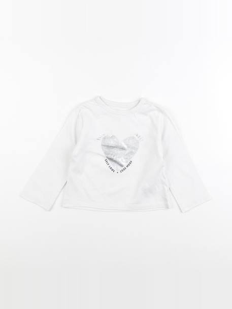 Tee-shirt - 2 ans Blanc 1 - vertbaudet enfant 