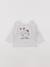 Tee-shirt - 6 mois Blanc, gris 1 - vertbaudet enfant 
