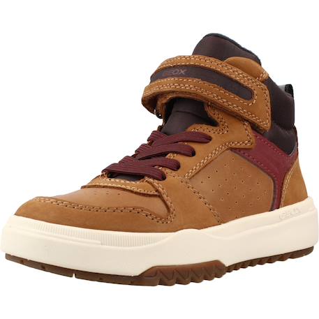 Bottines enfant garçon en textile Bleu cf46n+Brun clair c6444 7 - vertbaudet enfant 