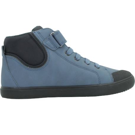 Basket garçon j gisli Bleu c4321+Brun clair c1192+Marron 1 - vertbaudet enfant 
