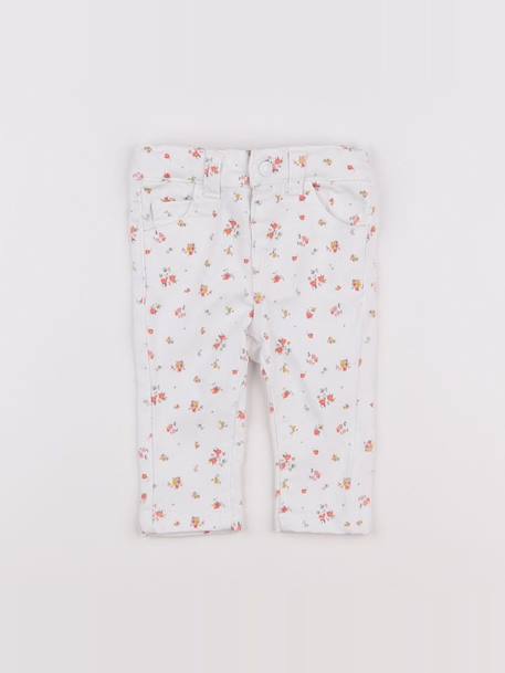 Pantalon - 3 mois Blanc 1 - vertbaudet enfant 