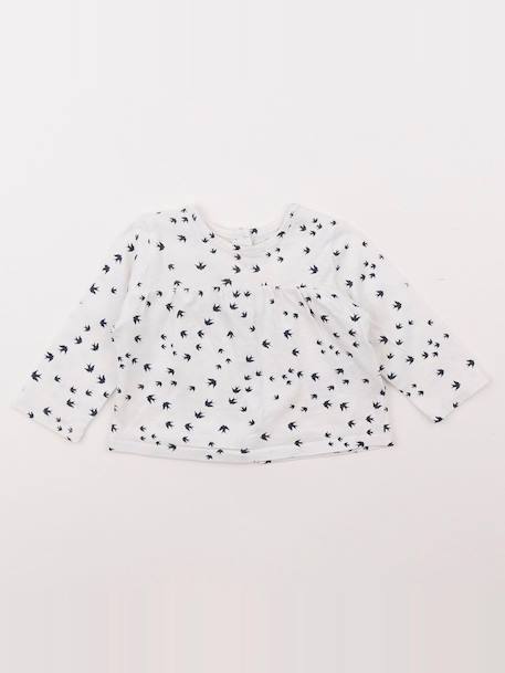 Tee-shirt - 3 mois Blanc 1 - vertbaudet enfant 