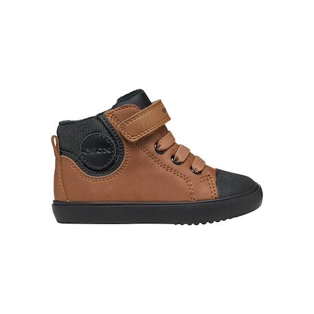 Baskets montantes à scratch Marine bleu claire+Marron noir 7 - vertbaudet enfant 