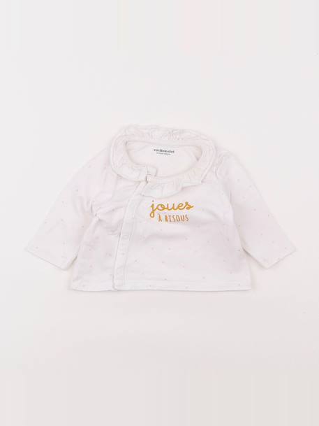 Tee-shirt - 3 mois Blanc 1 - vertbaudet enfant 