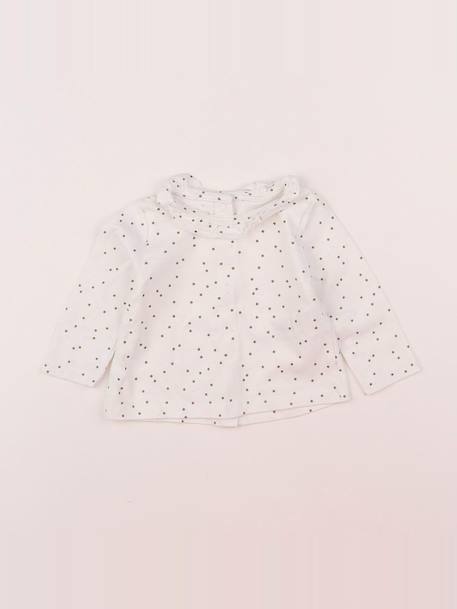 Tee-shirt - 6 mois Blanc 1 - vertbaudet enfant 