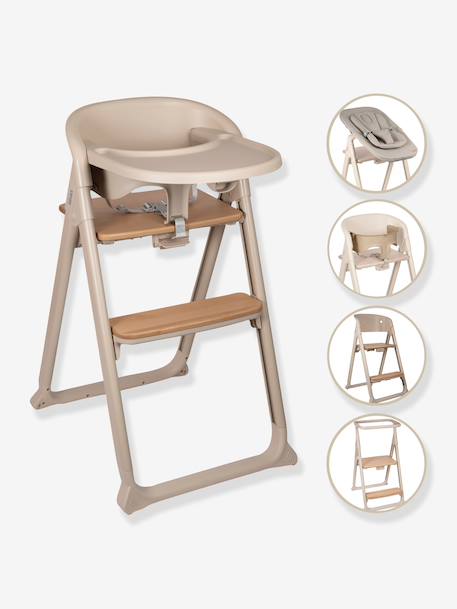 Chaise haute Evoclick 5 en 1 sable 1 - vertbaudet enfant 