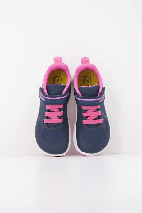 Baskets enfant fille Bleu c4268+Noir c0618 3 - vertbaudet enfant 