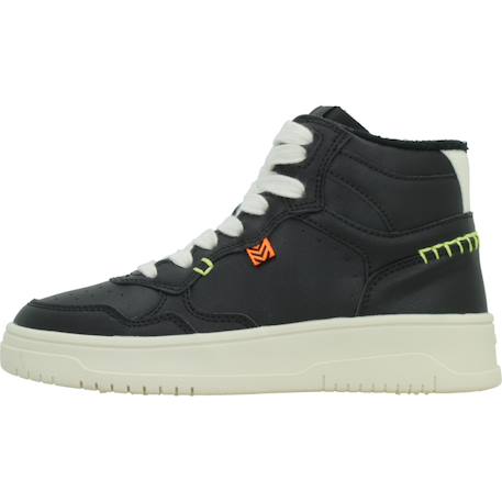 Bottines enfant garçon Blanc c1000+Noir c9999 8 - vertbaudet enfant 