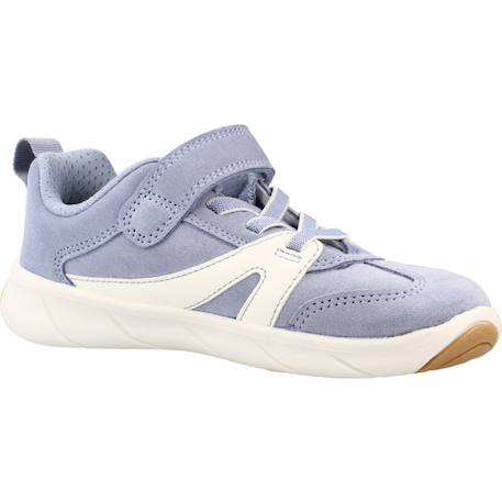Baskets enfant fille en cuir Bleu c4y1z+Rose ca81z+Violet c8246 5 - vertbaudet enfant 