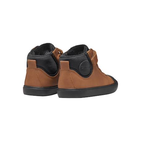 Baskets montantes à scratch Marine bleu claire+Marron noir 10 - vertbaudet enfant 