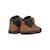 Baskets montantes à scratch Marine bleu claire+Marron noir 10 - vertbaudet enfant 