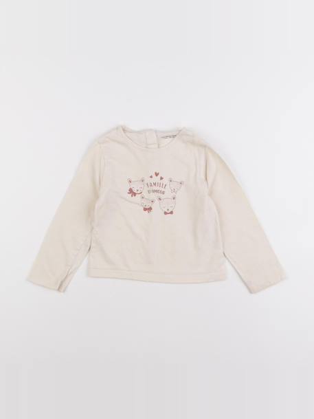 Tee-shirt - 2 ans Blanc 1 - vertbaudet enfant 