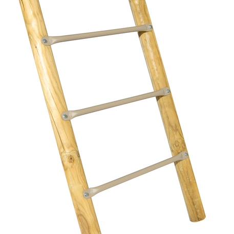 Portique balançoire poutre métal 2,30 m techwood arroba - 4 enfants Bois 6 - vertbaudet enfant 