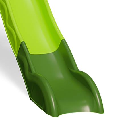 Portique balançoire et toboggan en bois 2,30m lumi Bois 5 - vertbaudet enfant 