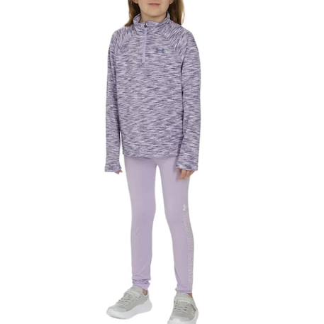 Ensembles fille 1/4 zip legging Violet 1 - vertbaudet enfant 