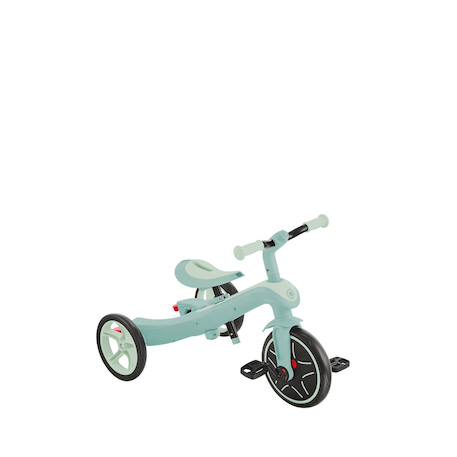 Tricycle explorer 4en1 évolutif essential Rose berry+Vert pistache 10 - vertbaudet enfant 