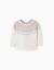 Pull en maille avec motif jacquard Blanc 1 - vertbaudet enfant 