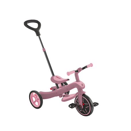 Tricycle explorer 4en1 évolutif essential Rose berry+Vert pistache 4 - vertbaudet enfant 
