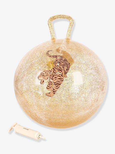 Ballon sauteur à paillettes doré+rose 1 - vertbaudet enfant 
