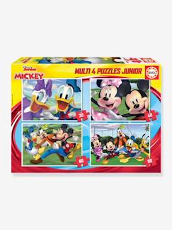 -Lot de 4 puzzles progressifs 20 à 80 pièces Multi 4 Junior Disney® Mickey & friends EDUCA