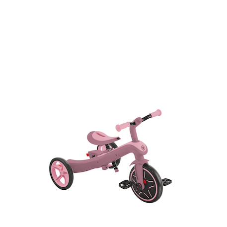 Tricycle explorer 4en1 évolutif essential Rose berry+Vert pistache 3 - vertbaudet enfant 