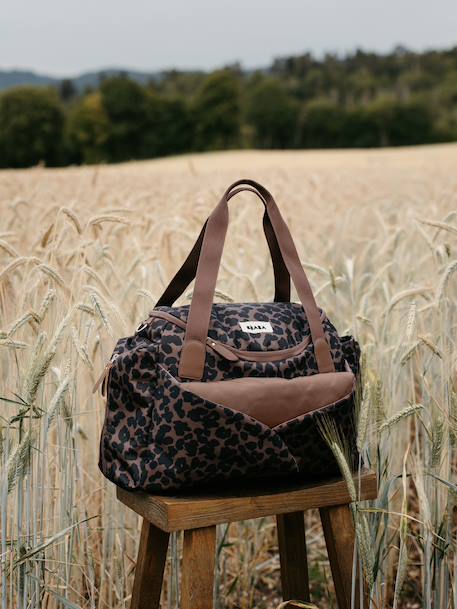 Sac à langer Sydney II beige imprimé+marron imprimé+vert sauge 6 - vertbaudet enfant 