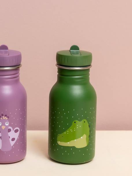 Gourde 350 ml bleu glacier+bleu pétrole+jaune+marron+mauve+Mr Dino+Mr Fox+Mr Lion+Mrs Cat+Mrs Elephant+Mrs Rabbit+Mrs Unicorn+rose pâle+rouge+vert sapin 59 - vertbaudet enfant 