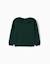 Pull en maille avec col à volants Blanc+Vert foncé 5 - vertbaudet enfant 