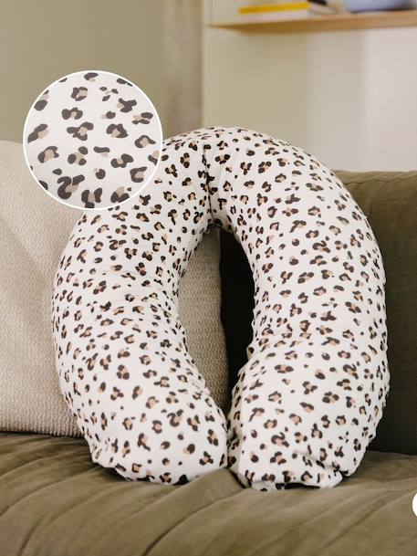 Coussin de maternité Doomoo beige imprimé+Buddy ethnic+Buddy taupe+Tetra terra+vert 5 - vertbaudet enfant 