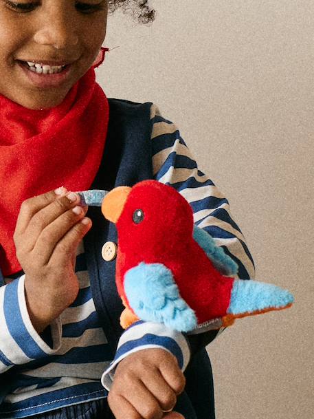 Bracelet perroquet peluche rouge 2 - vertbaudet enfant 