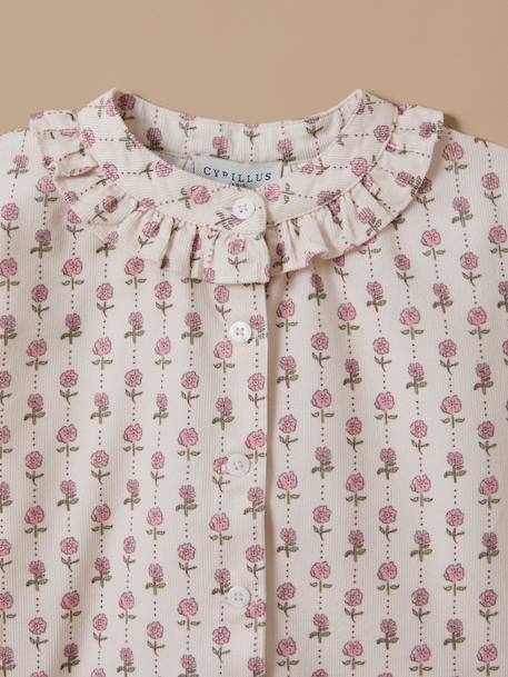 Chemise imprimée en velours fille Imprimé rosie 2 - vertbaudet enfant 