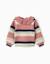 Pull en maille à rayures Rose 1 - vertbaudet enfant 