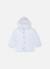 Manteaux bébé en coton - collection «petits chats» Blanc+Bleu danube+Bleu orage+Bouton de rose 2 - vertbaudet enfant 