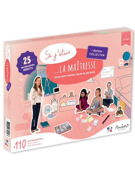 Jeu d'imitation Si j'étais la maîtresse collector - A partir de 6 ans Rose 1 - vertbaudet enfant 