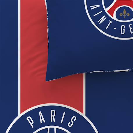 Parure de lit imprimée 100% coton, psg terrain Bleu 2 - vertbaudet enfant 