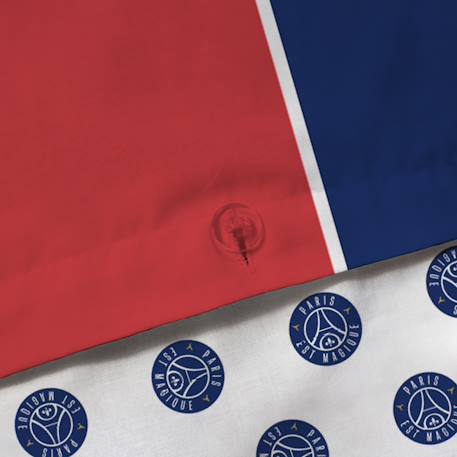 Parure de lit imprimée 100% coton, psg terrain Bleu 4 - vertbaudet enfant 