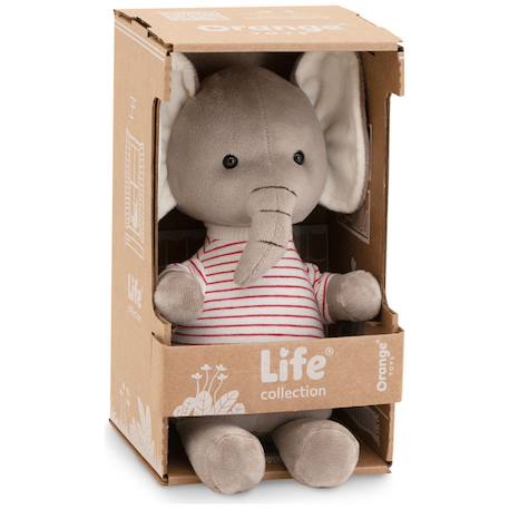 Peluche éléphant 25 cm Gris 6 - vertbaudet enfant 