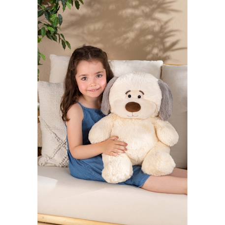 Peluche chien chubby dog – 40 cm Beige 3 - vertbaudet enfant 